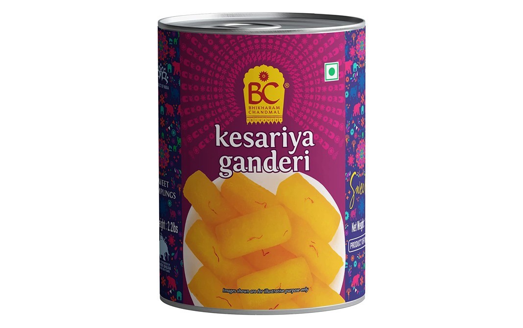 Bhikharam Chandmal Kesariya Ganderi    Tin  1 kilogram